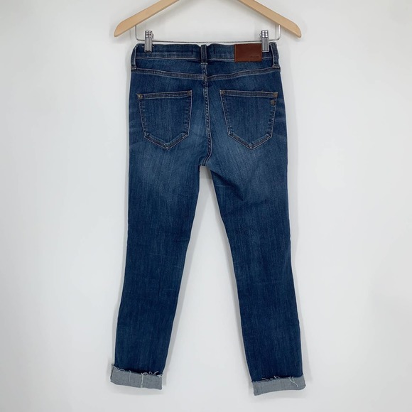 Madewell High Riser Skinny Skinny Jeans in Atlantic, High Waisted - Picture 6 of 9